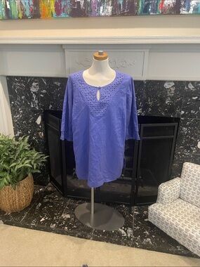 Dana Buchman Periwinkle Women's Top